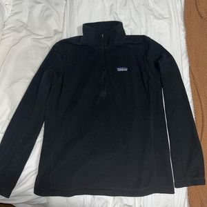 PATAGONIA QUARTER ZIP - WOMENS US SIZE LARGE - BLACK